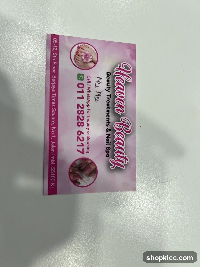 Business Card - Heaven Beauty