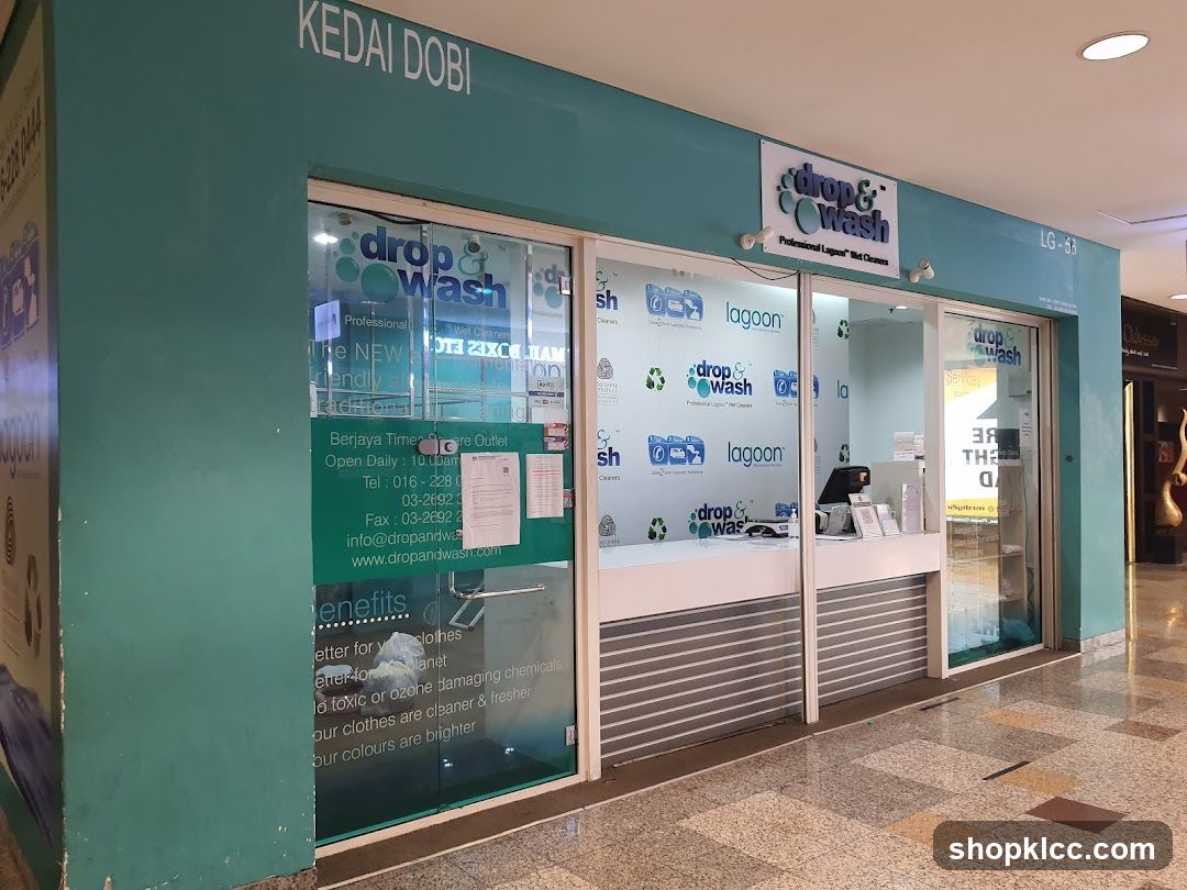drop & wash storefront