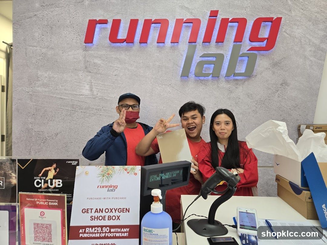 Running Lab Store Interior