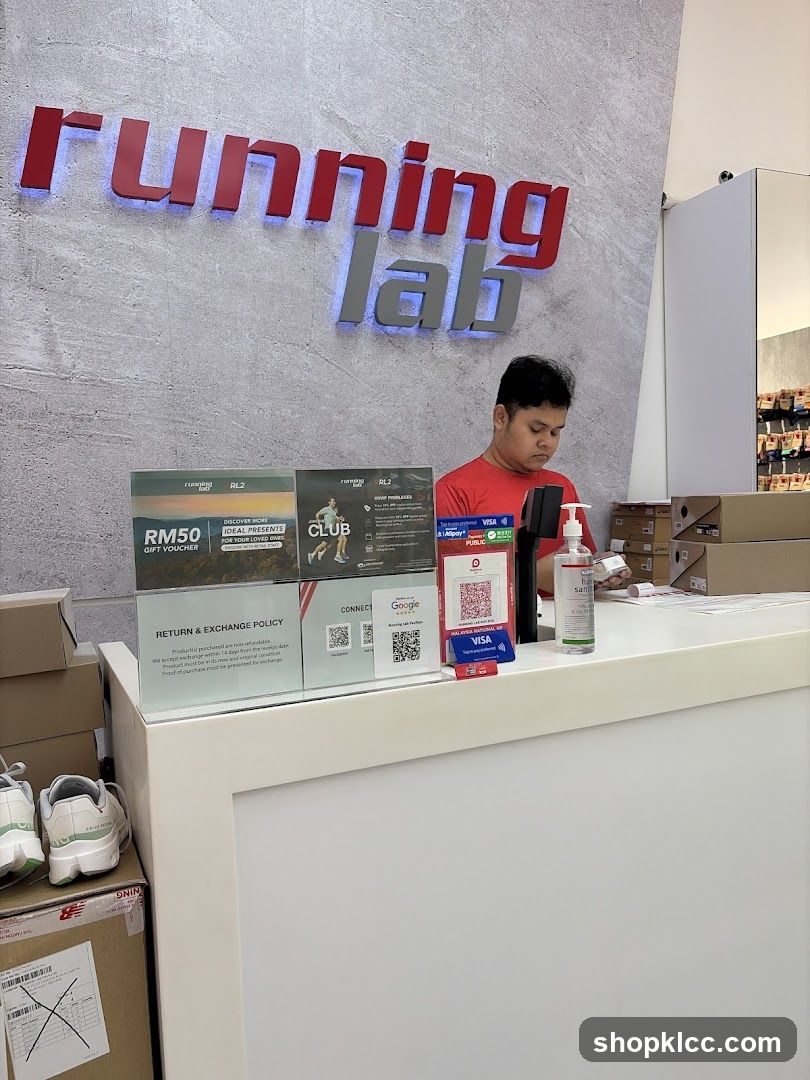 Running Lab Store Interior