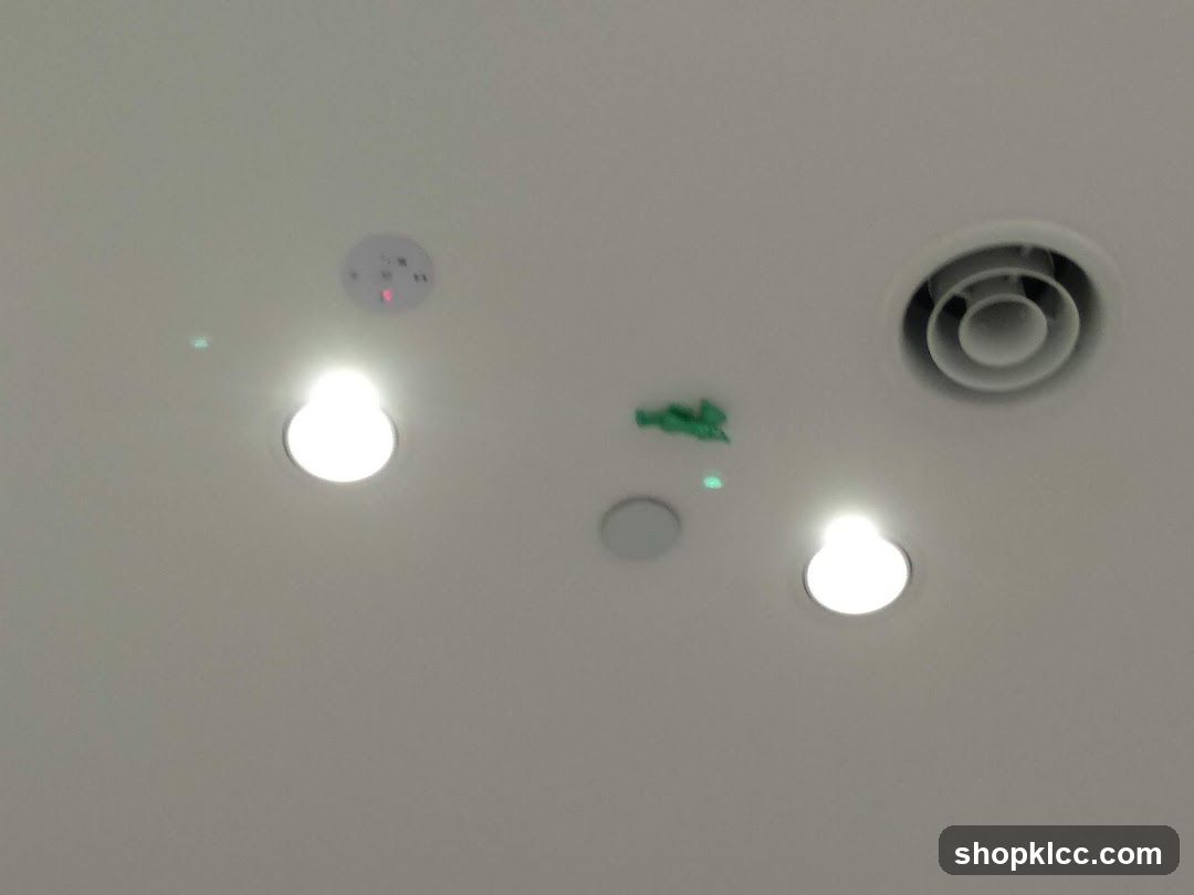 Ceiling fixtures and sensors