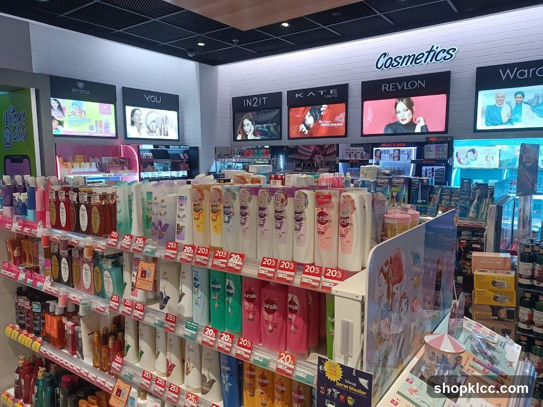 Cosmetics and Beauty Products Display