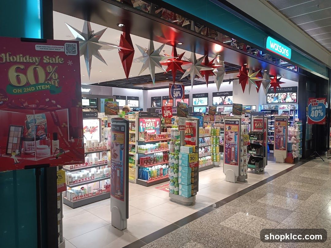 Walsots Store Interior with Holiday Sale