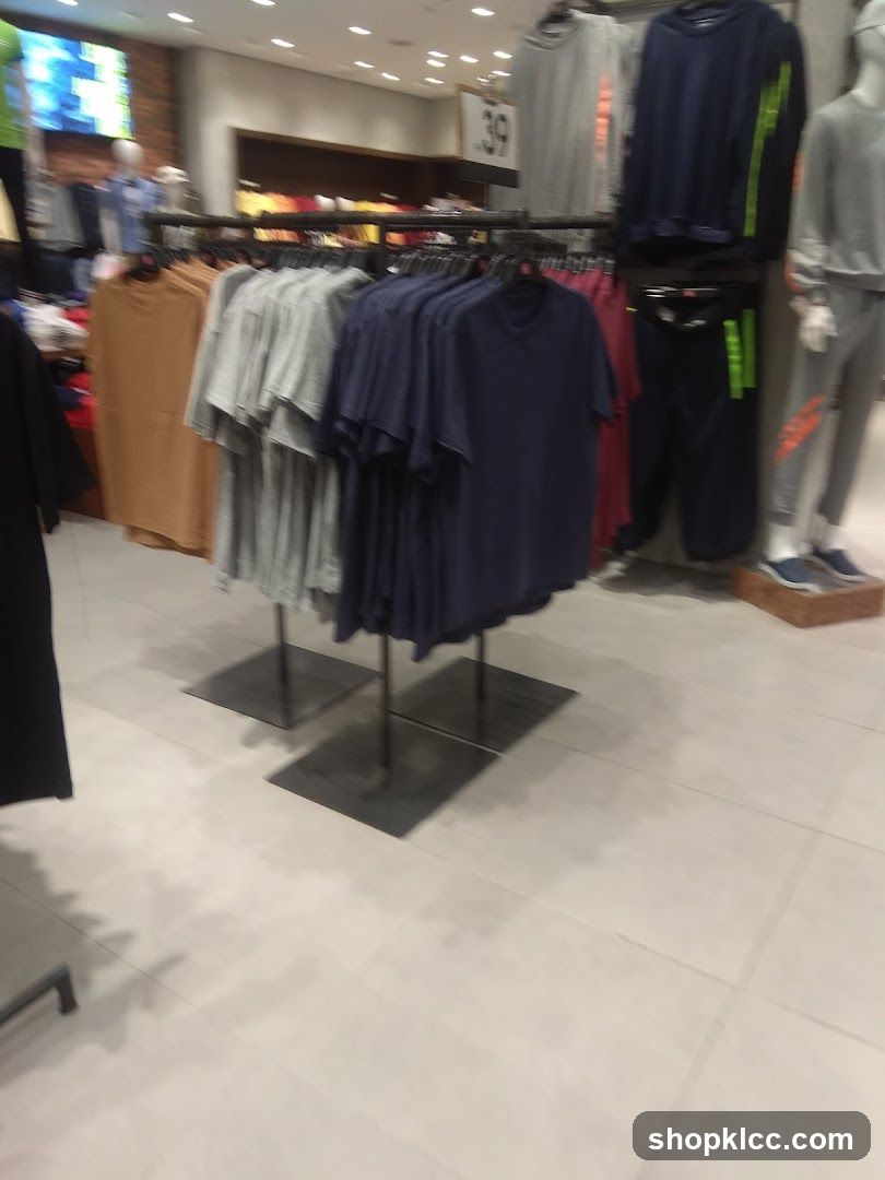 Clothing Store Interior Display