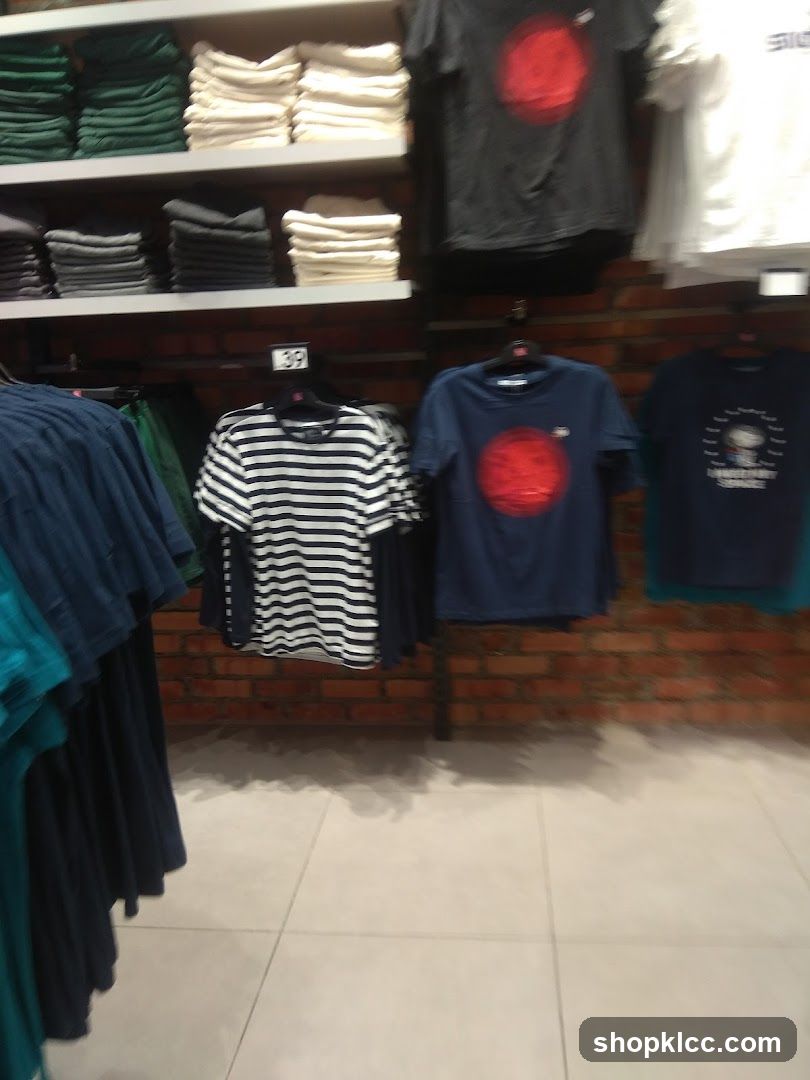 T-shirt Display in Store
