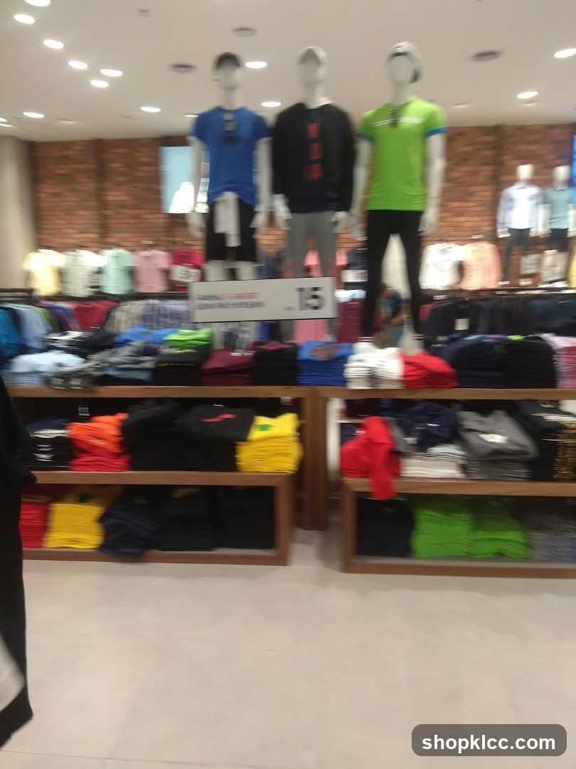 Clothing Store Interior Display