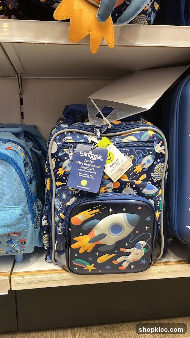 Space-themed Backpack Display