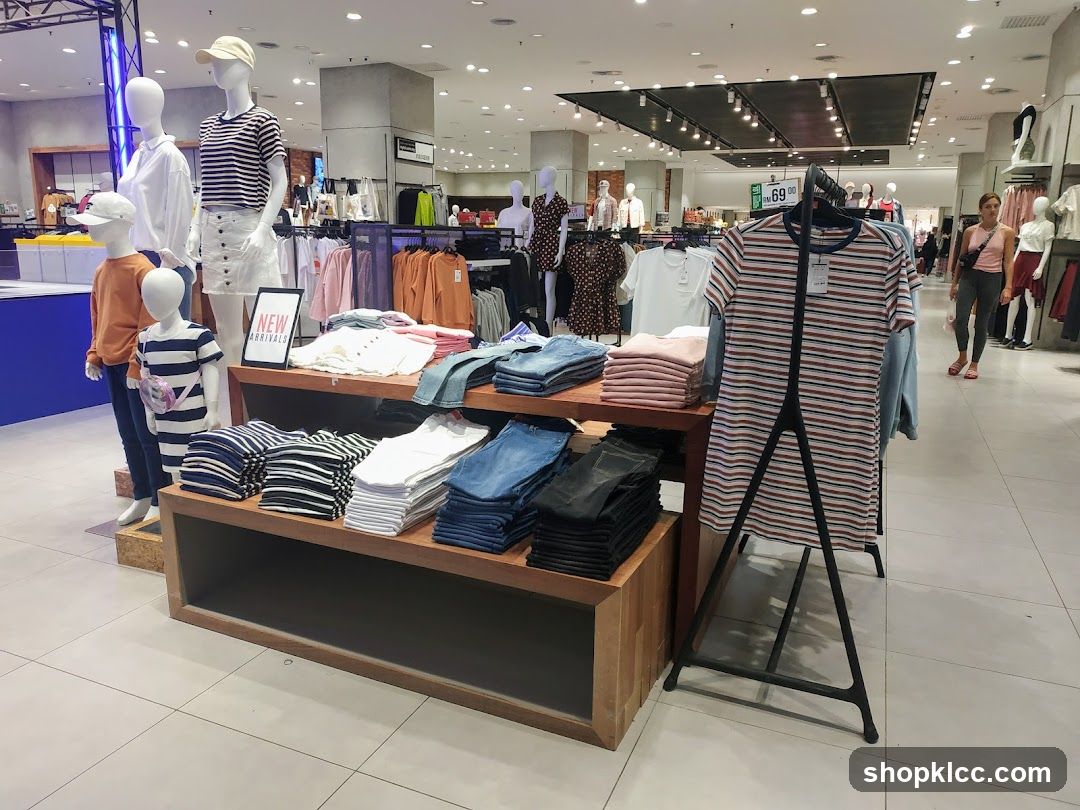 Clothing Store Interior Display