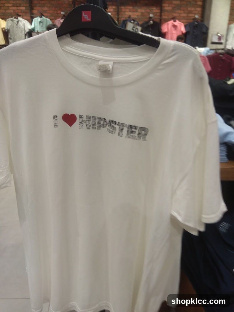 Hipster T-Shirt Display