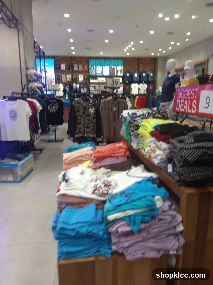 Clothing Store Interior Display