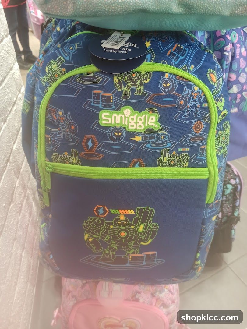 Smiggle Backpack Display