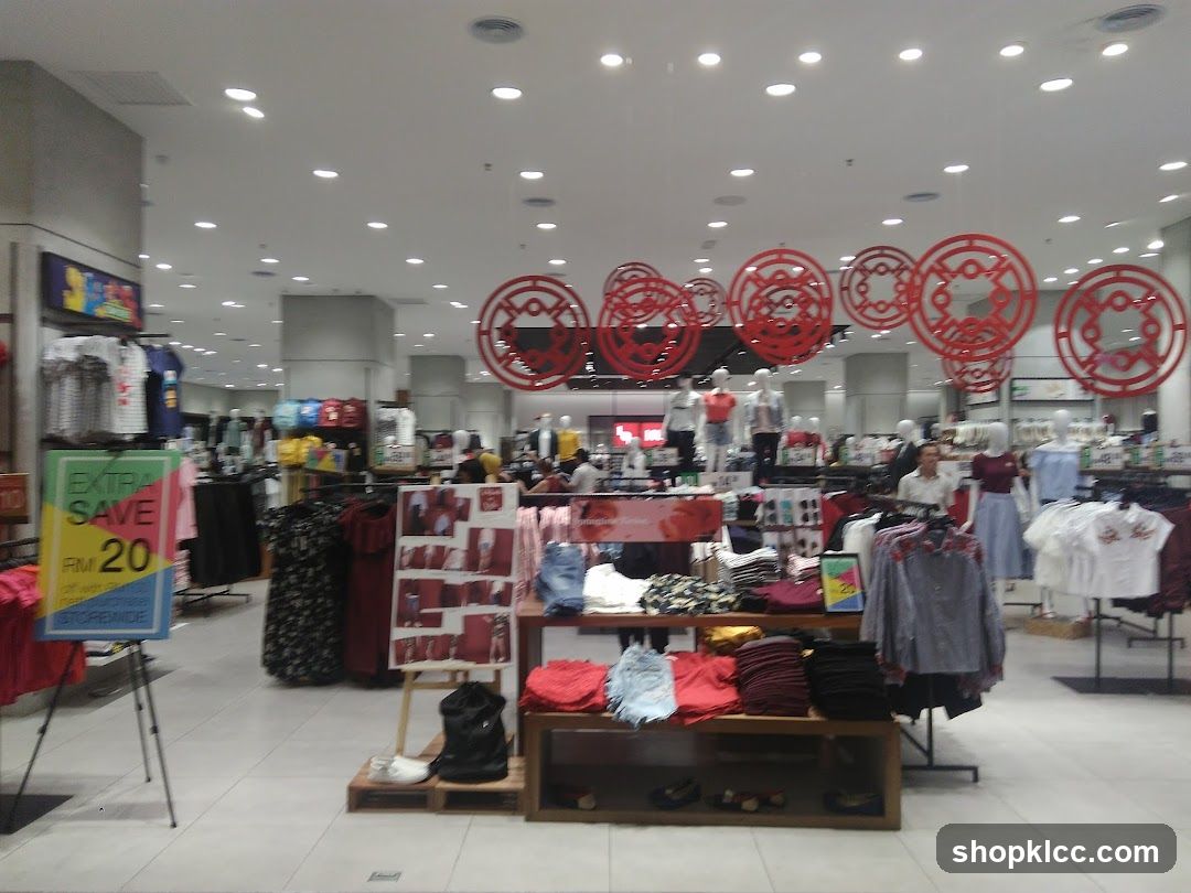 Clothing Store Interior Display