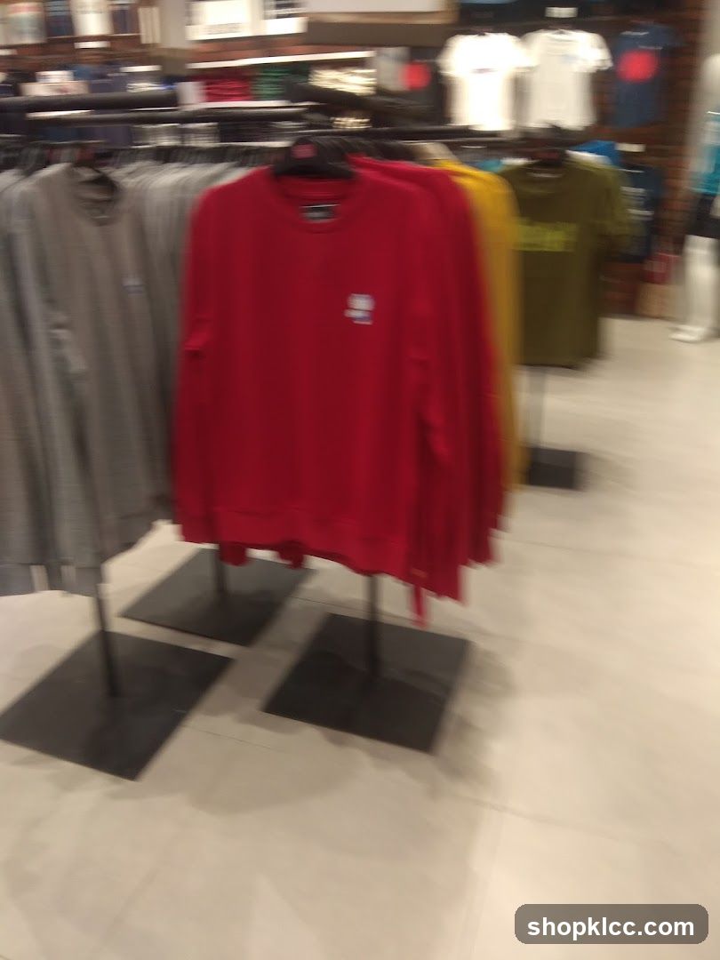 Clothing Store Interior Display
