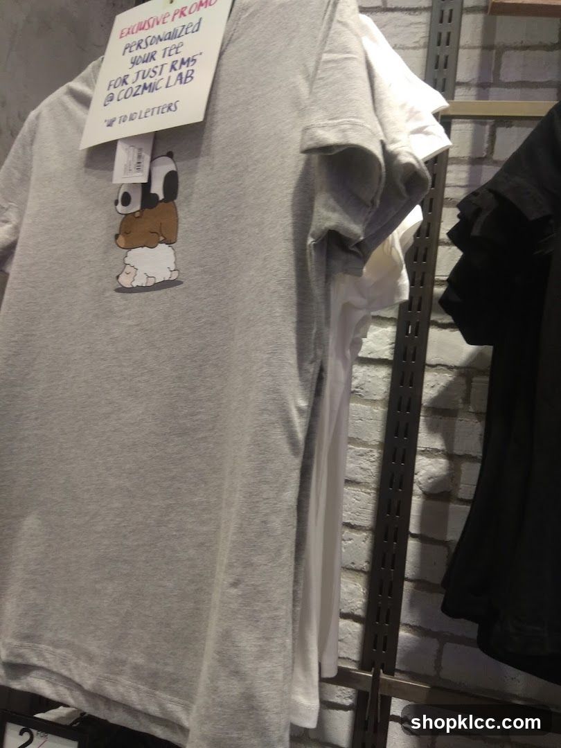 Personalized Tee Display