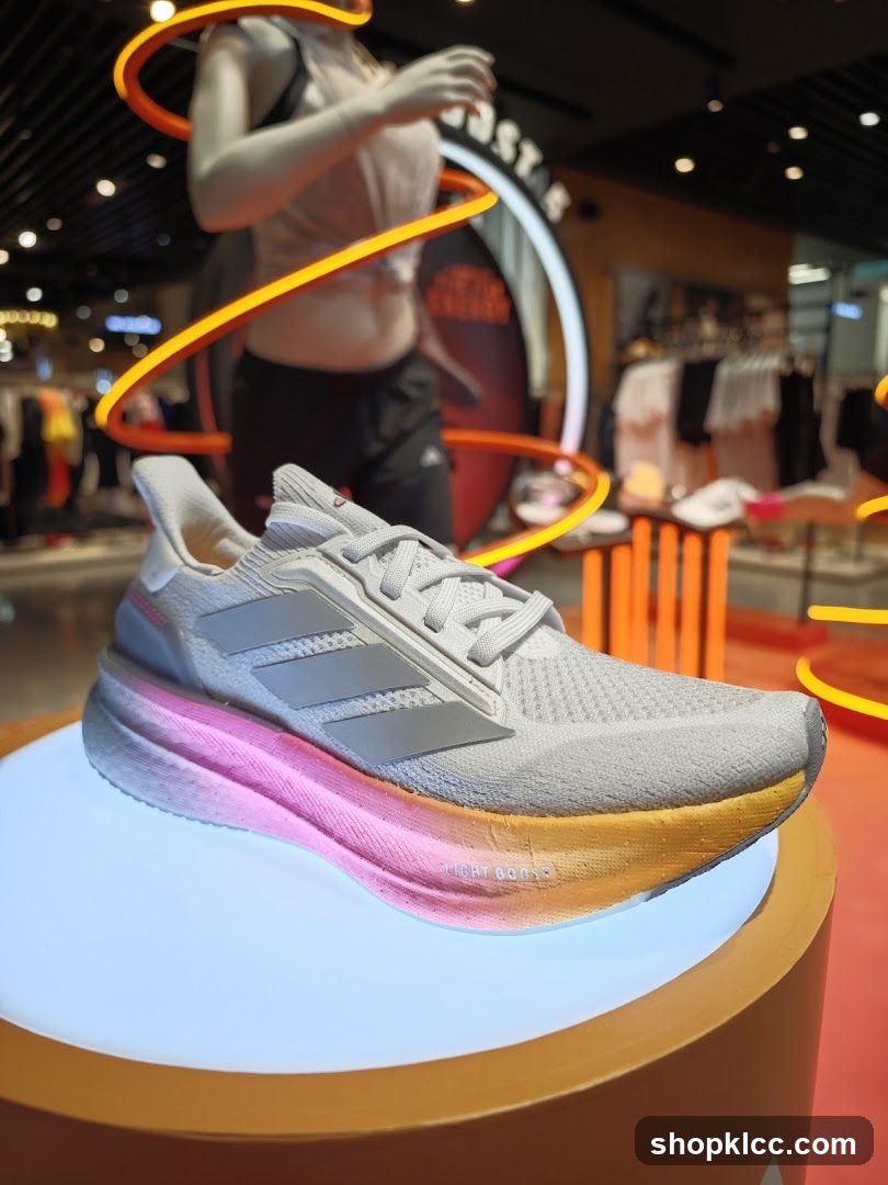 Adidas Running Shoe Display
