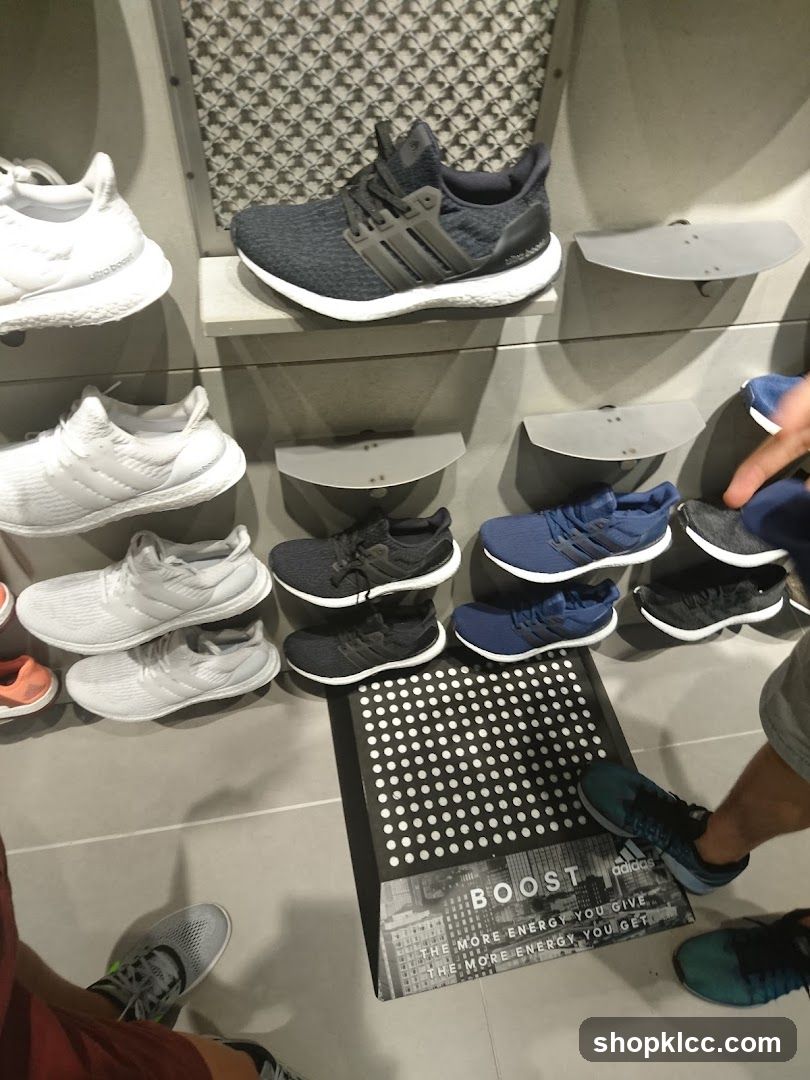 Adidas Shoe Display