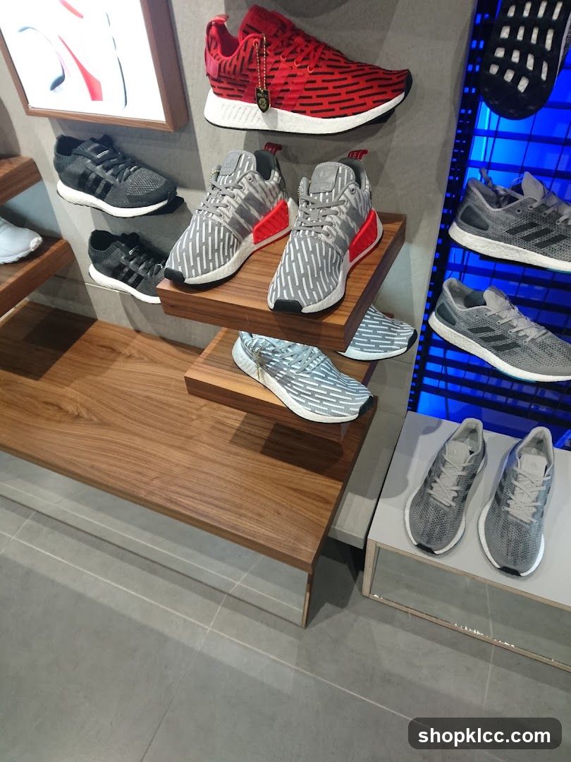 Shoe Display in Store
