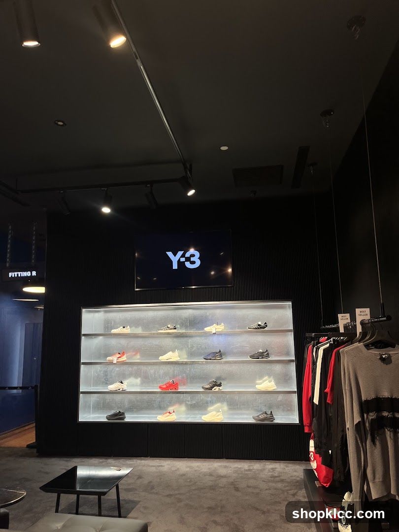 Y-3 Store Interior Display