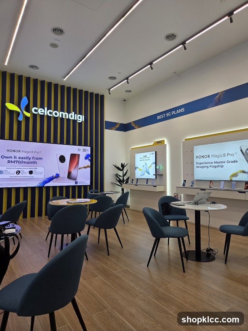 Celcom Digi Store Interior