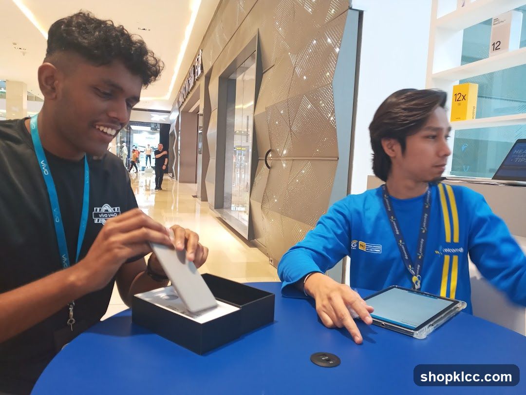 Tech Store Interior Scene