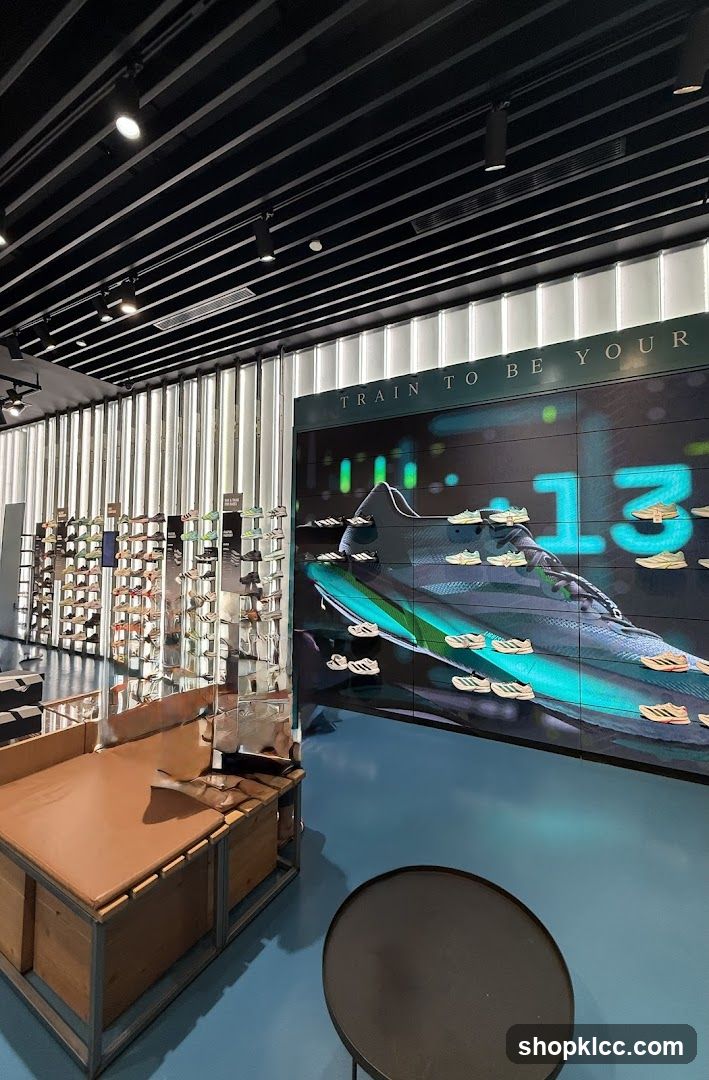 Shoe Store Interior Display