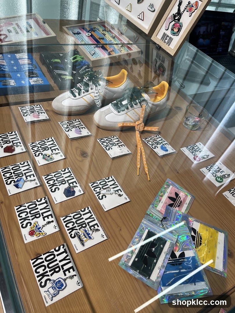 Shoe and Sticker Display