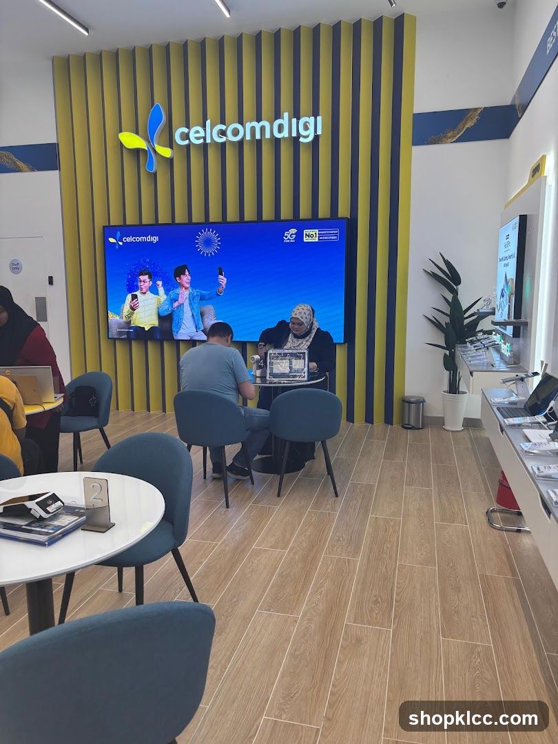 Celcom Digi Store Interior