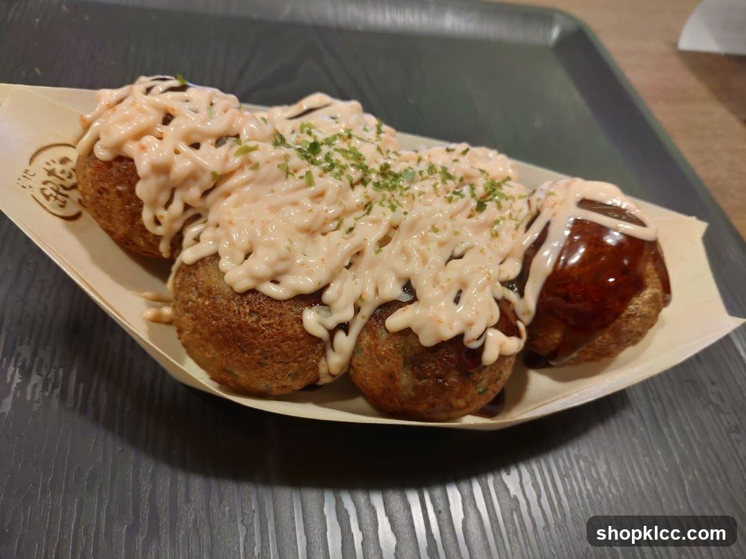 Tako Yaki with Sauce
