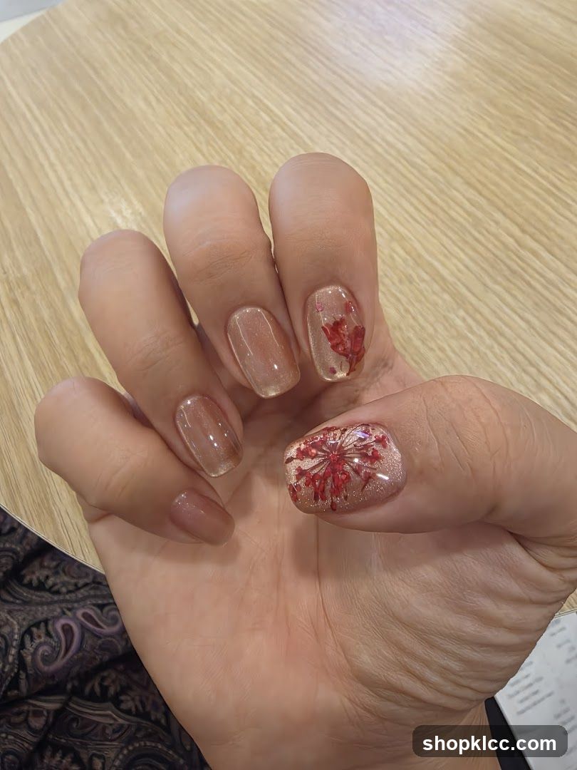 Autumn-themed Nail Art