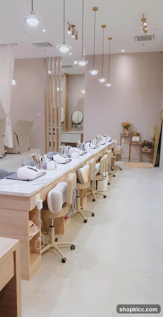 Nail Salon Interior