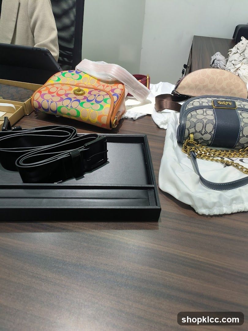 Luxury Handbags Display