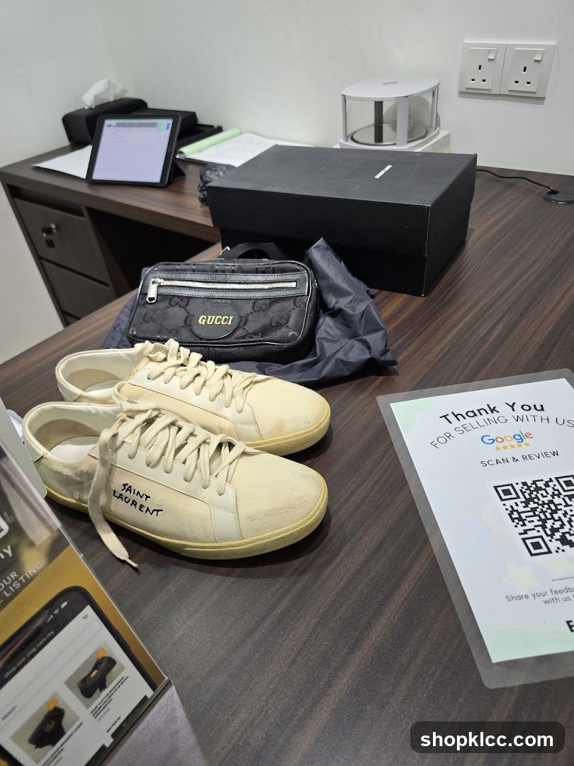 Luxury Goods Display on Desk