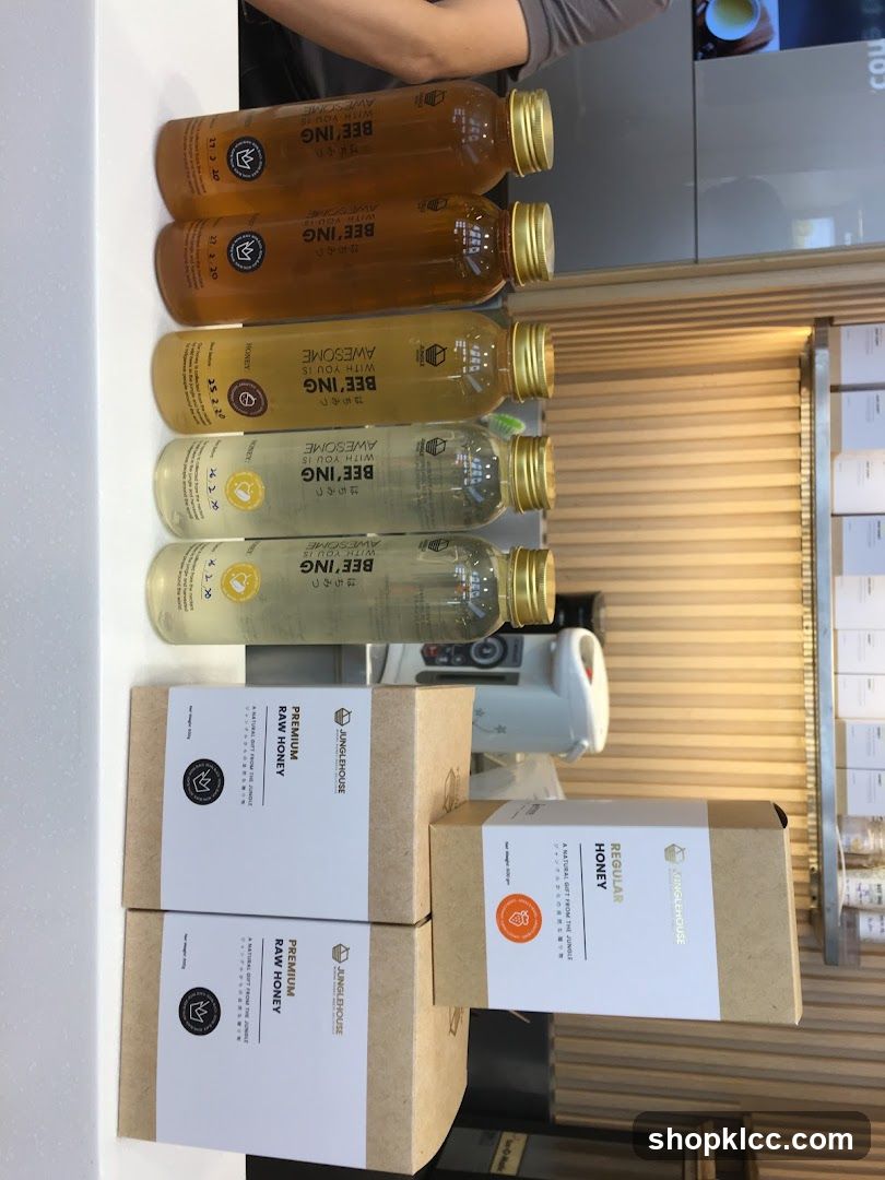 Bee King Honey Products Display