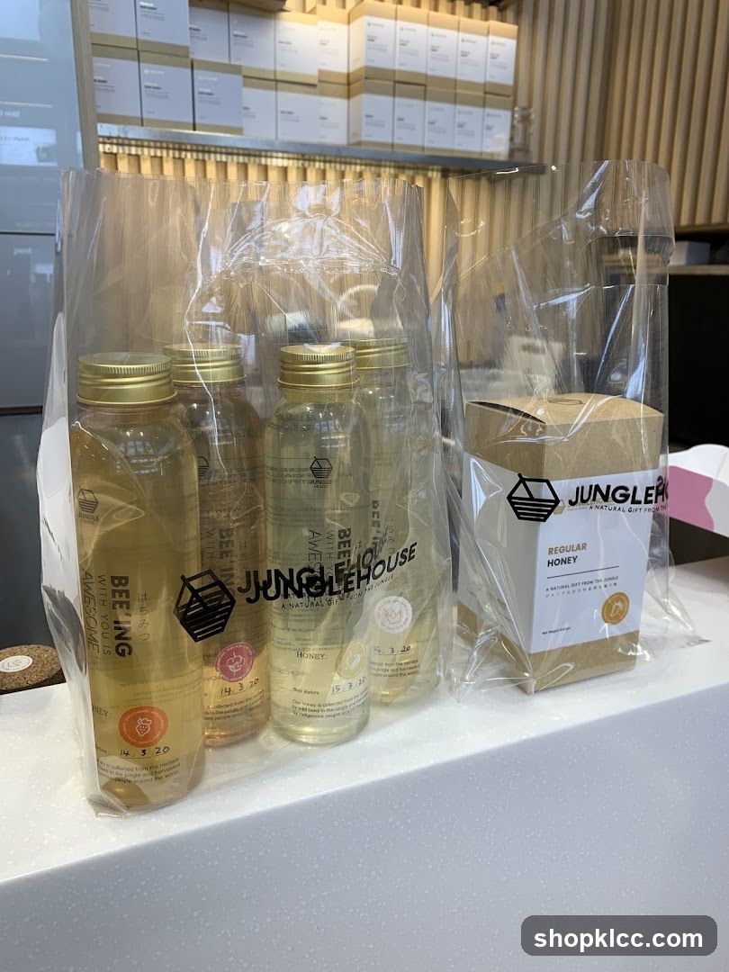 Jungle House Honey Products Display