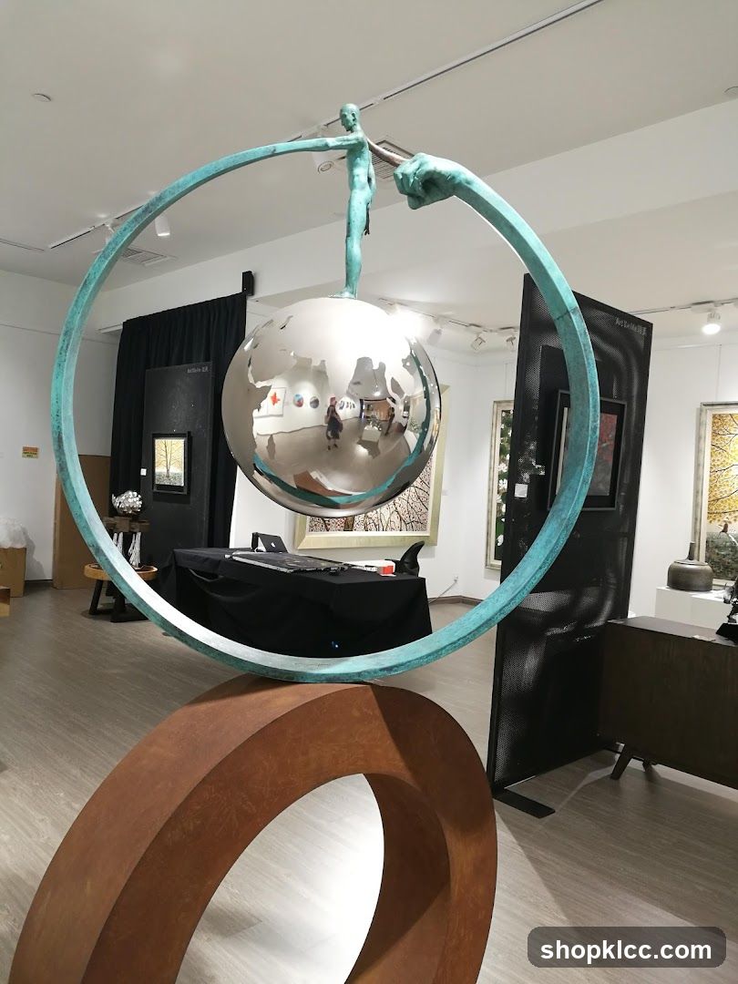 Sculpture in an Art Gallery