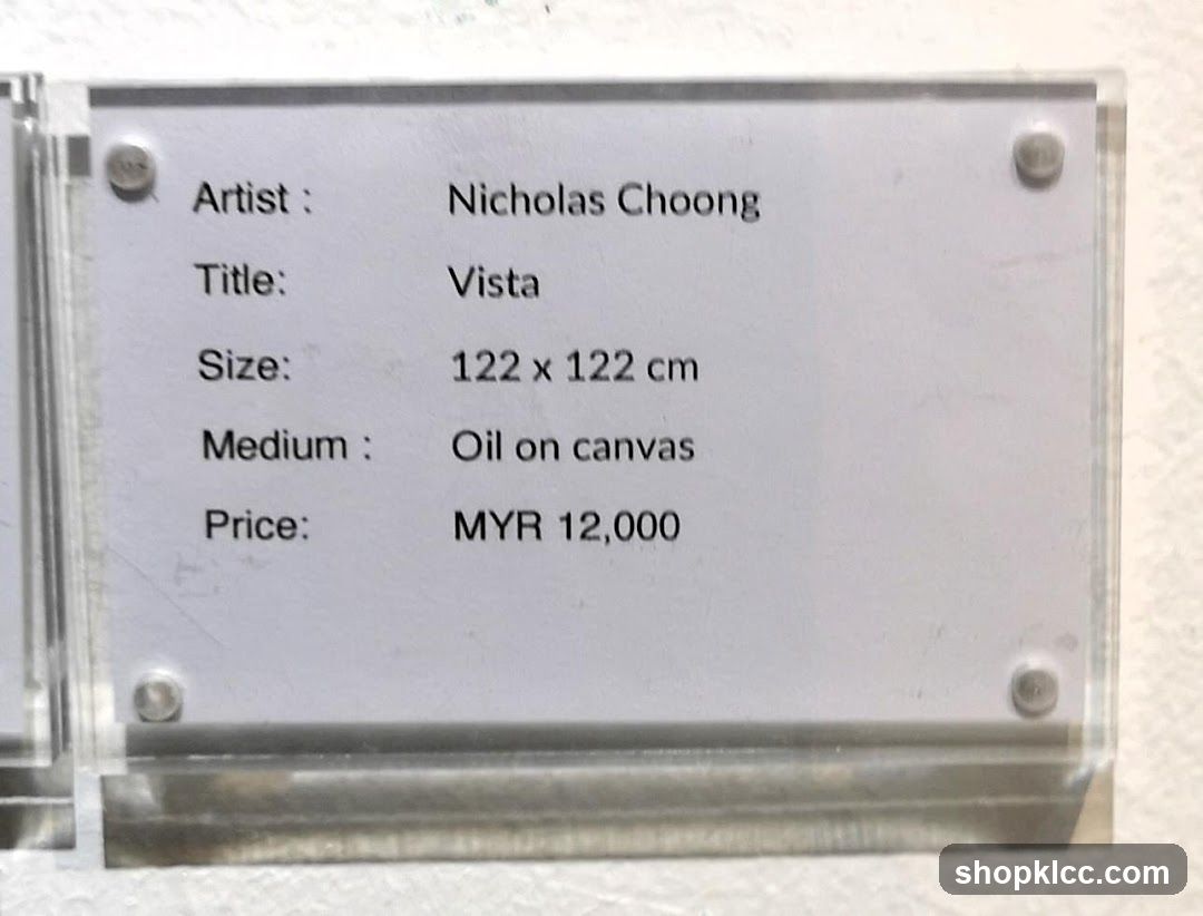 Artwork Information Card