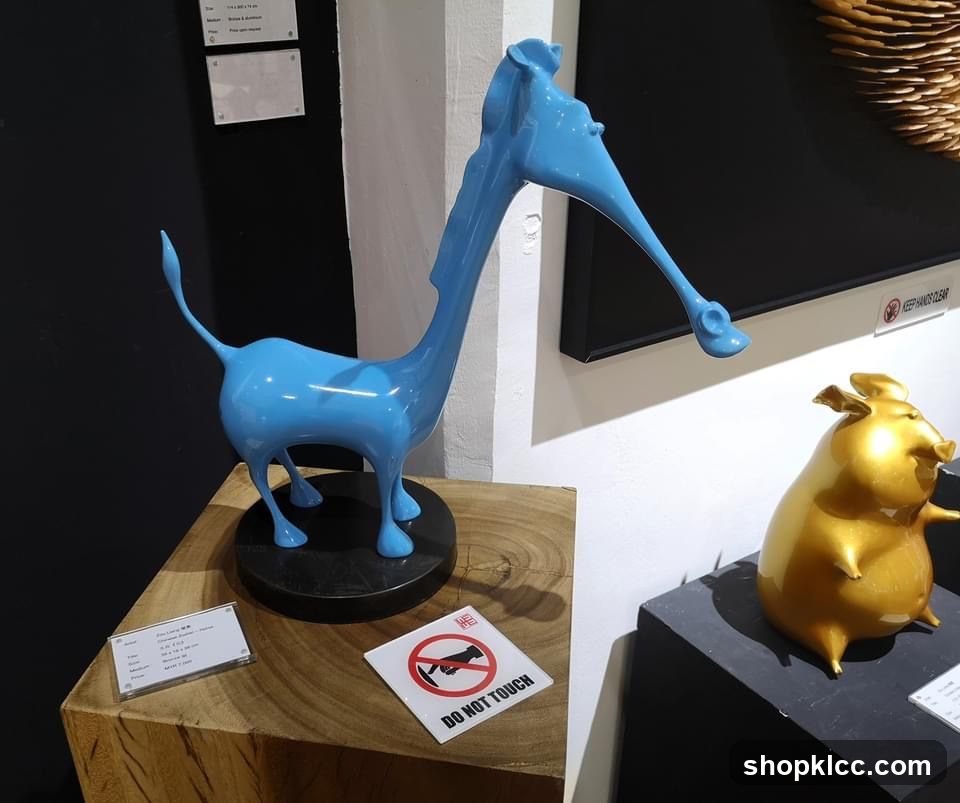 Sculptures in an Art Gallery