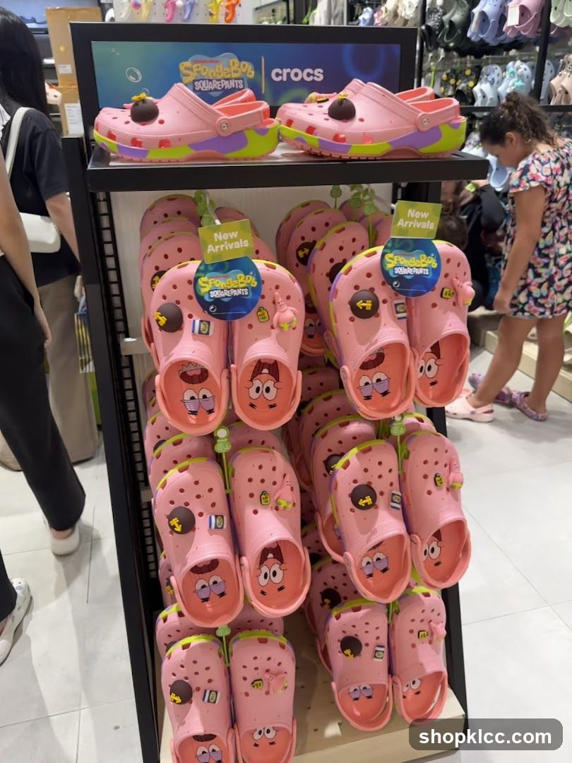 SpongeBob SquarePants Crocs Display