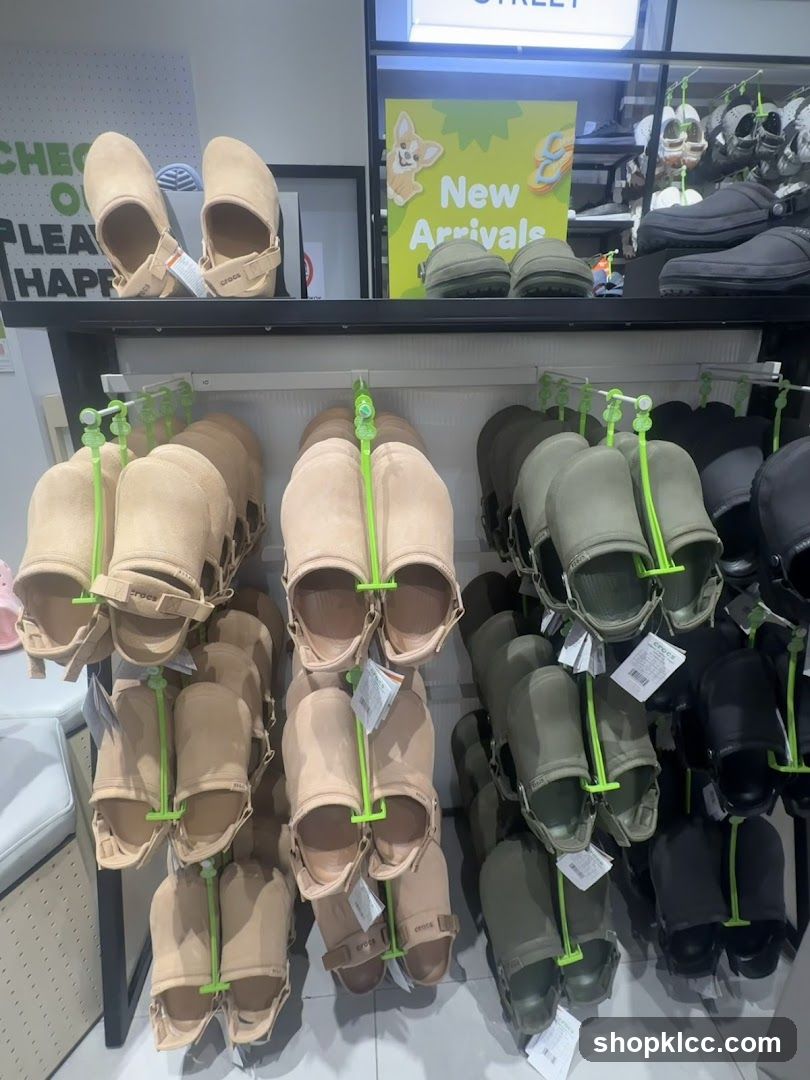 Crocs Shoes Display
