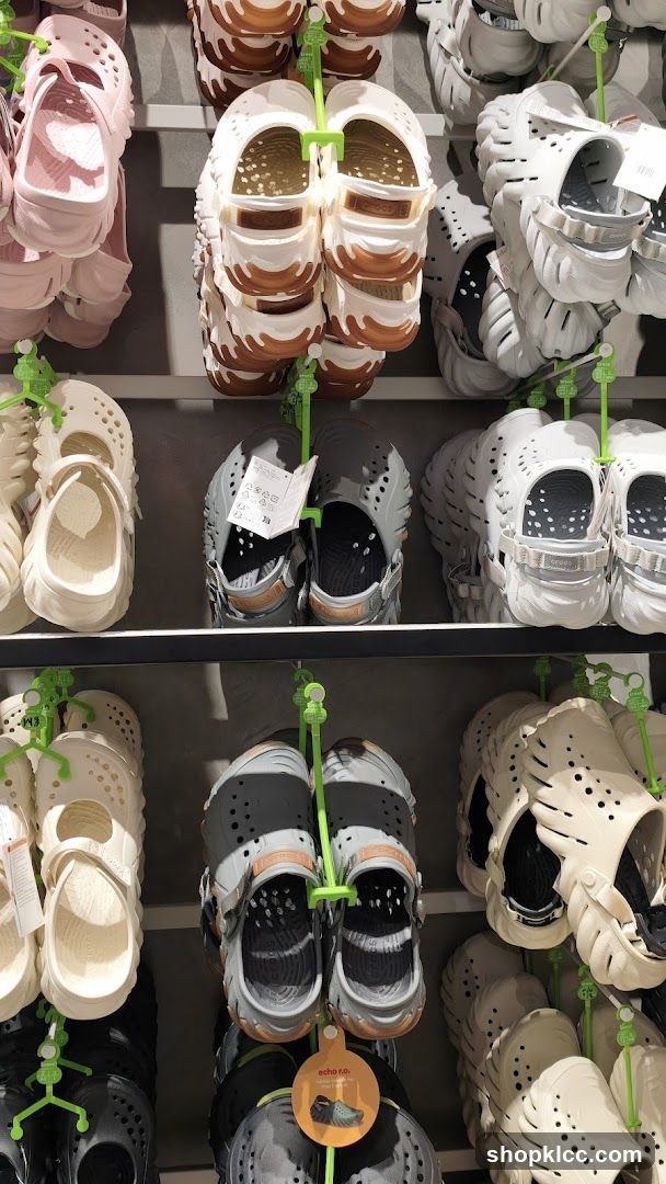 Crocs Shoes Display
