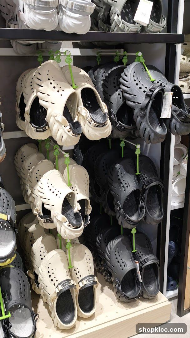 Crocs Shoes Display