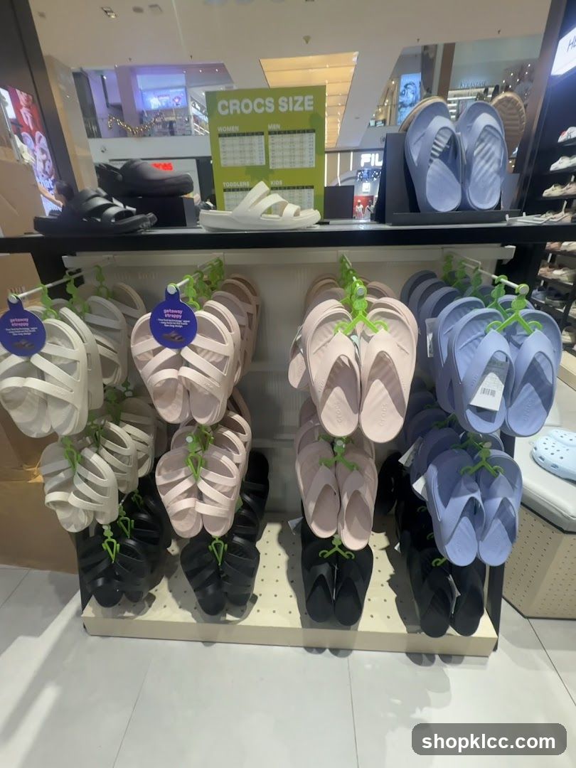 Crocs Footwear Display