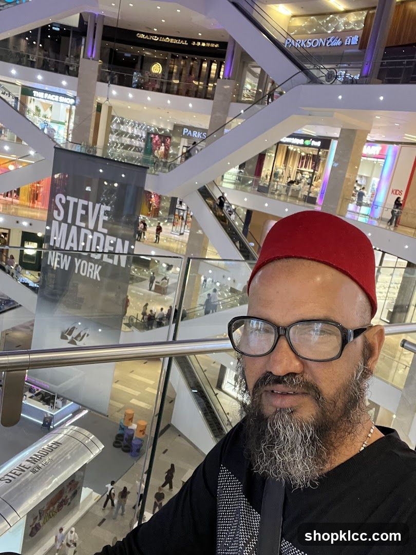 Man in a mall