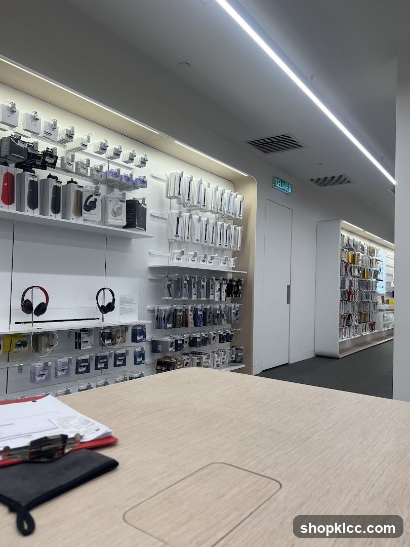 Electronics Store Interior