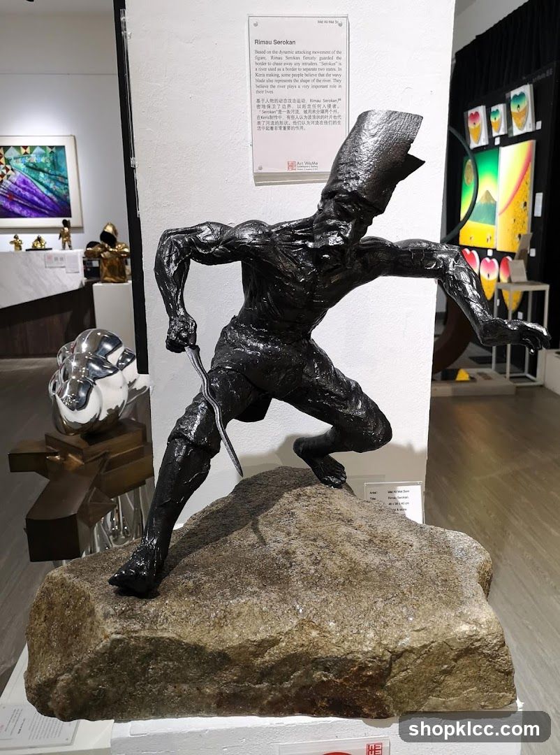 Sculpture of a warrior