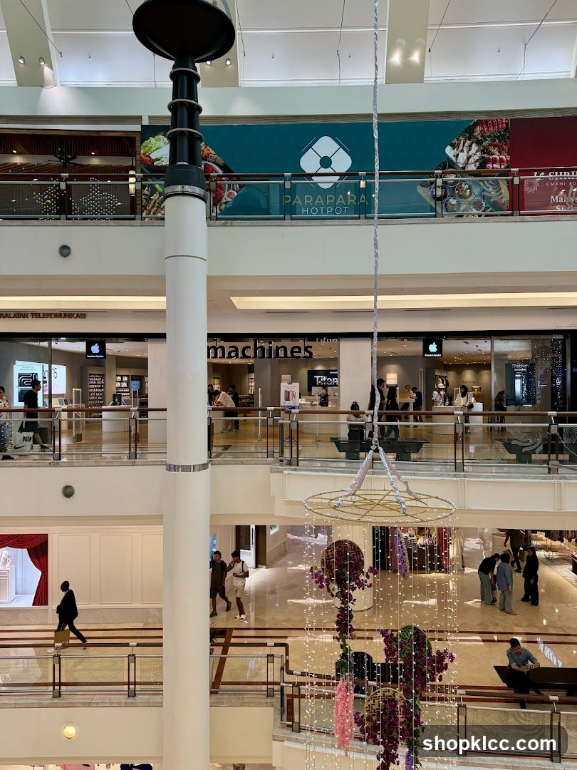 Mall Interior with Hotpot Restaurant Signage