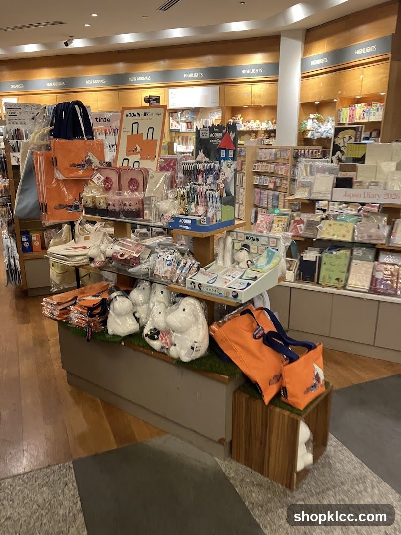 Moomin Merchandise Display