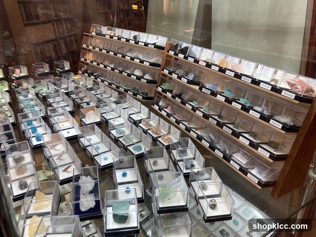 Display of Minerals