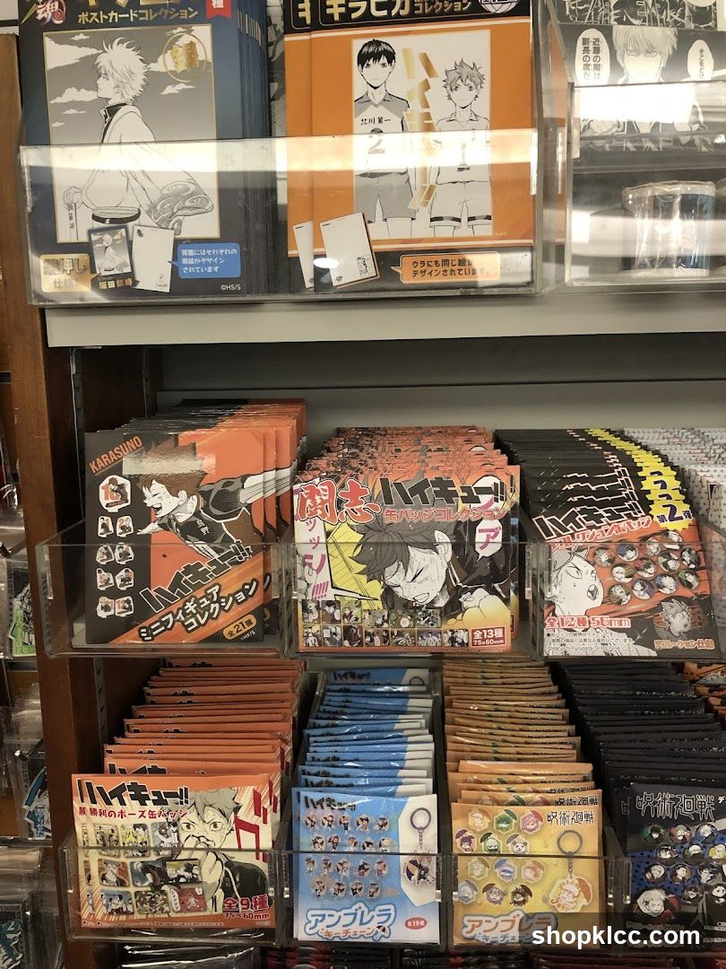 Anime Merchandise Display