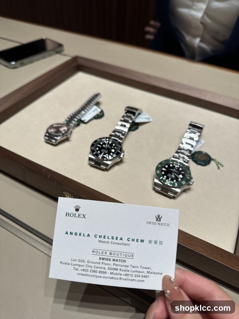 Rolex Watches and Business Card